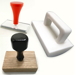 Large rubber stamps