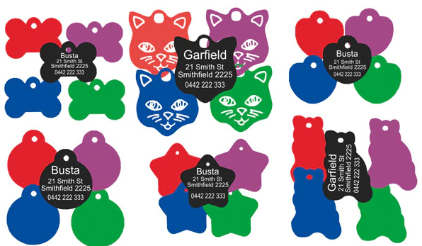 Pet Collars Tags