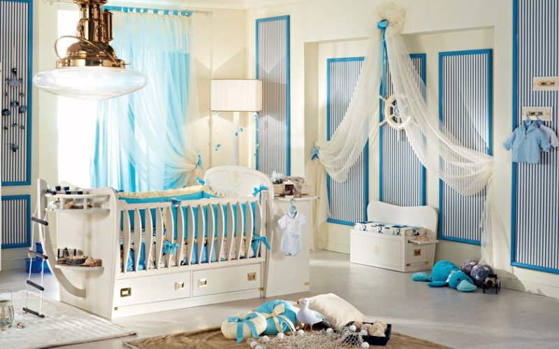 setting up baby room