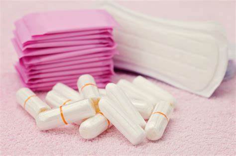 tampoons and sanitary pads
