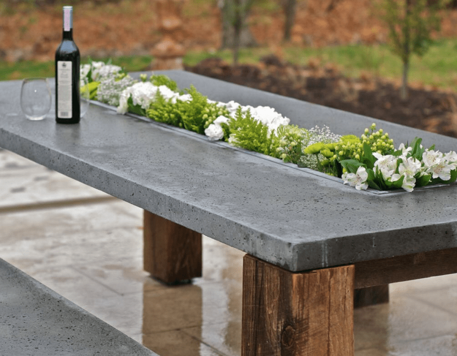 Concrete Bar Tables Design 