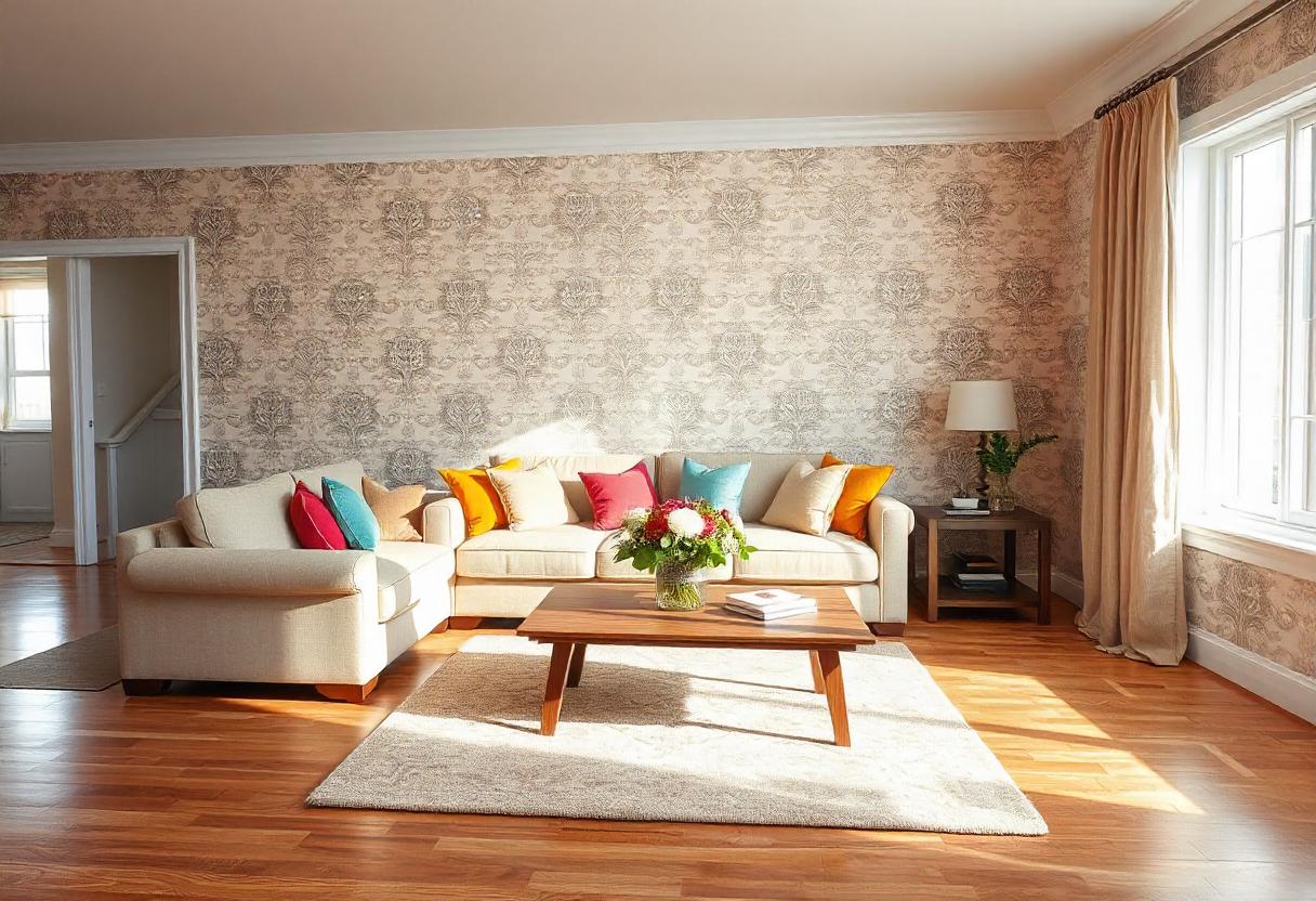 damask wallpaper